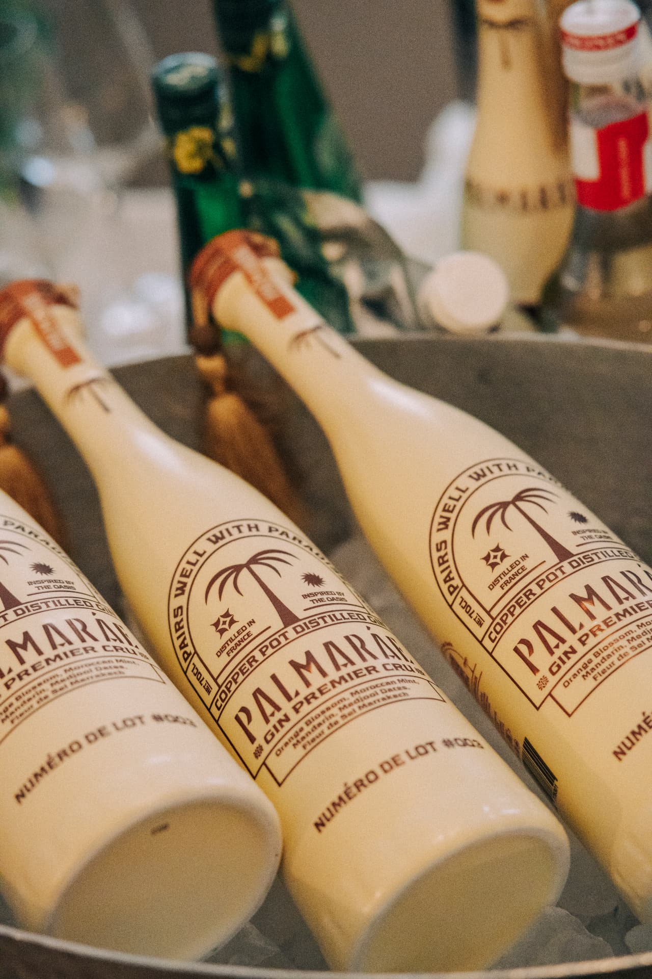 After Hours — Palmarée gin at the drinks table