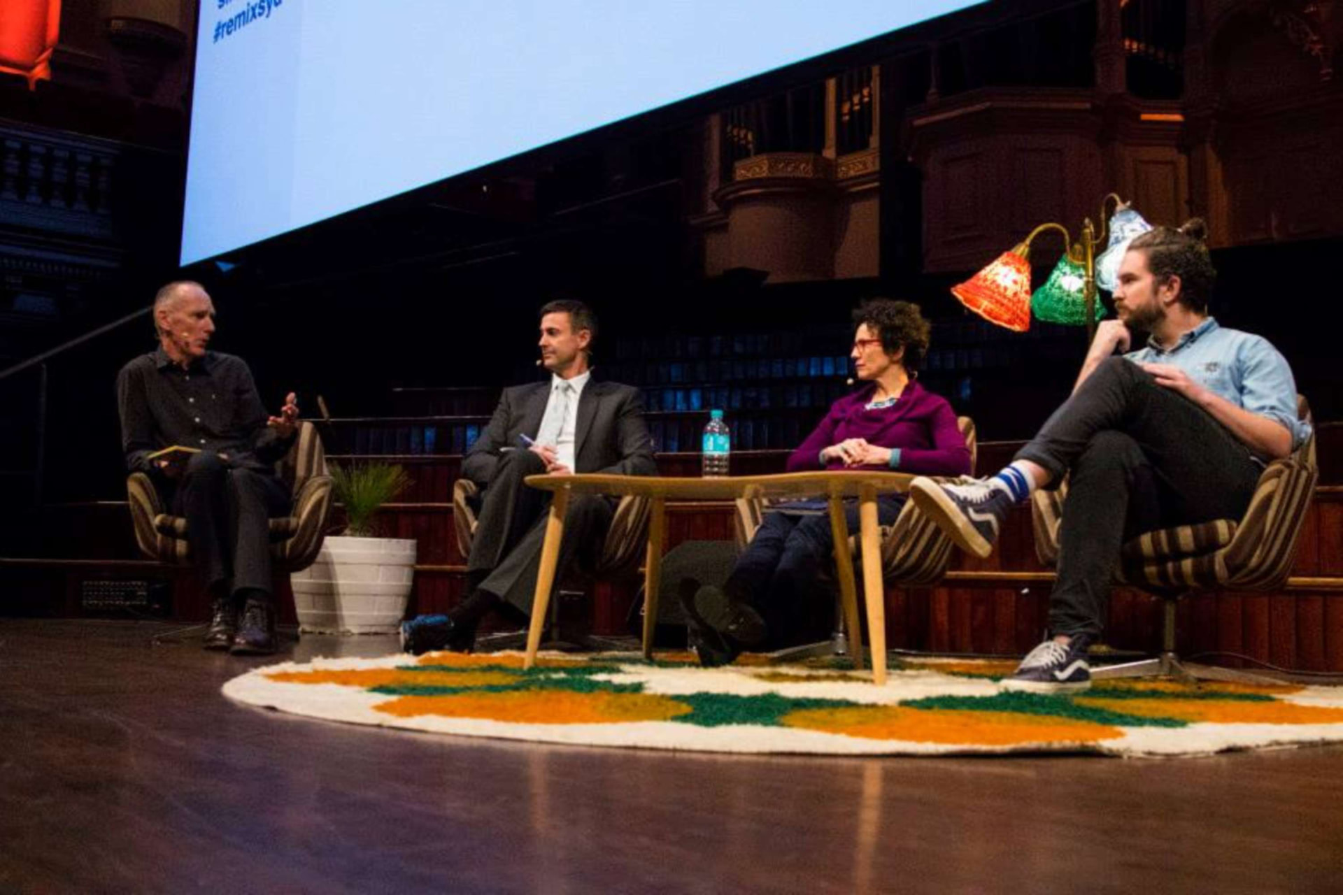 REMIX Sydney — panel conversation on stage