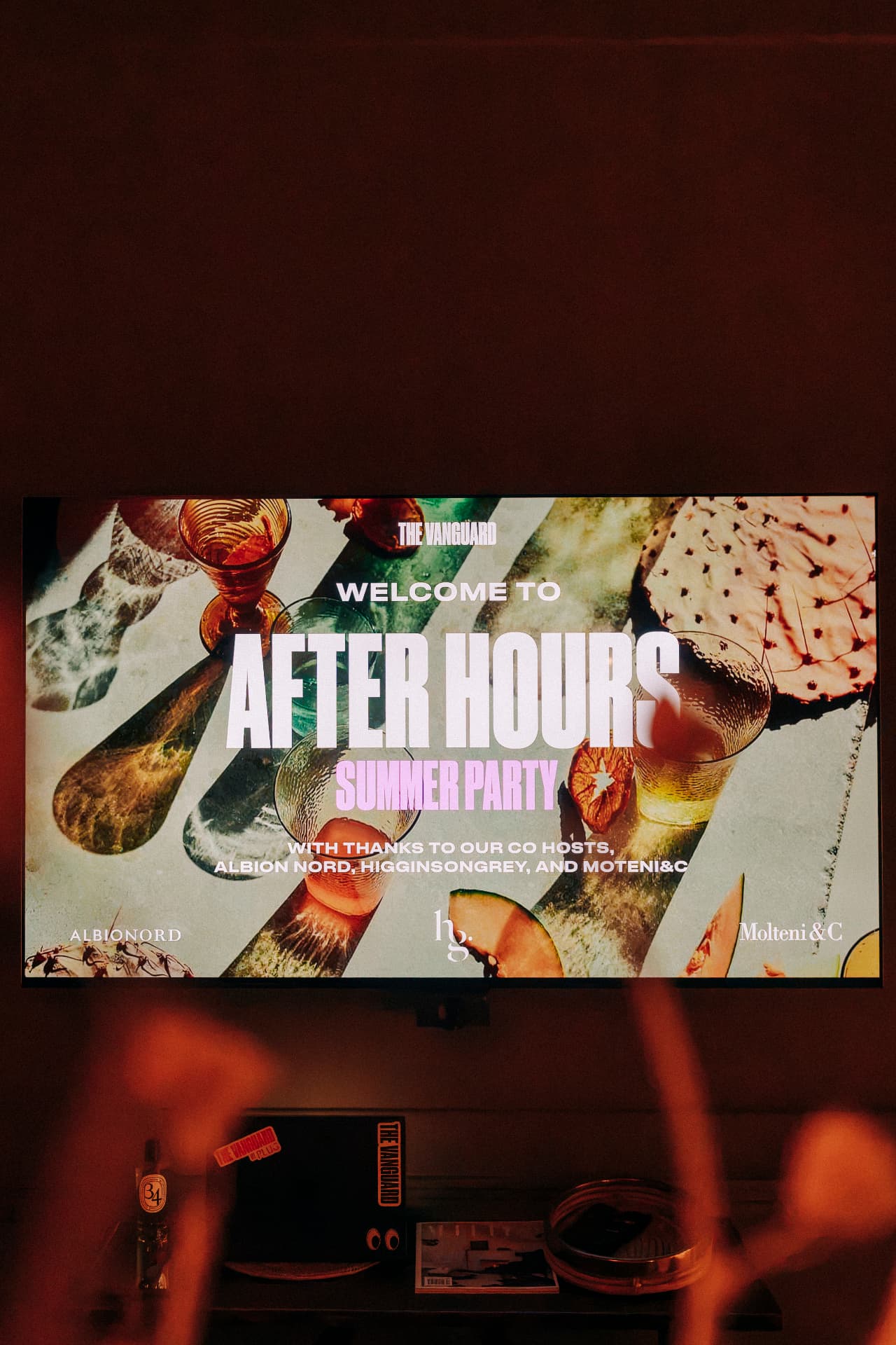 After Hours — Summer Party title card on screen